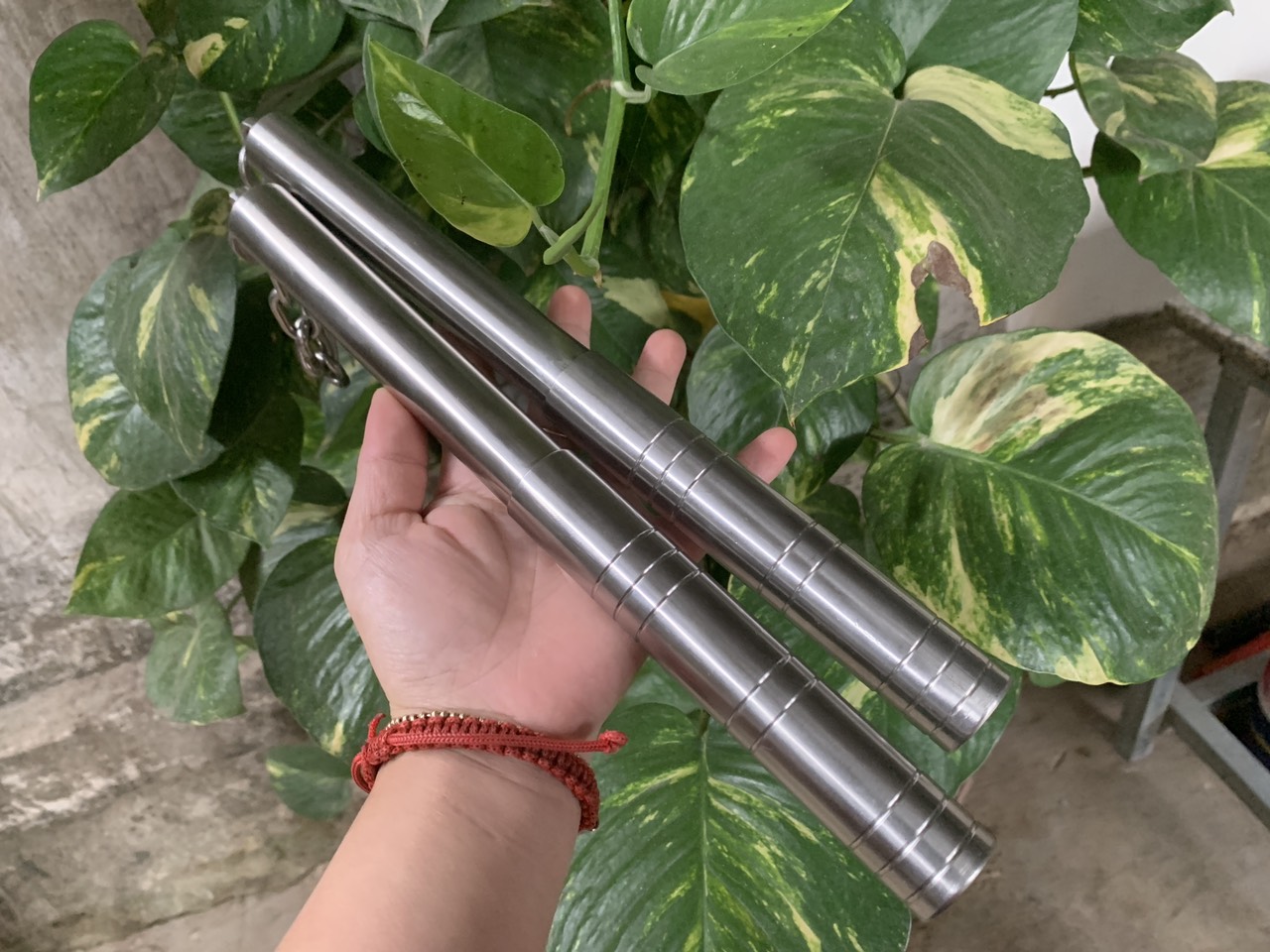 Côn nhị khúc Inox