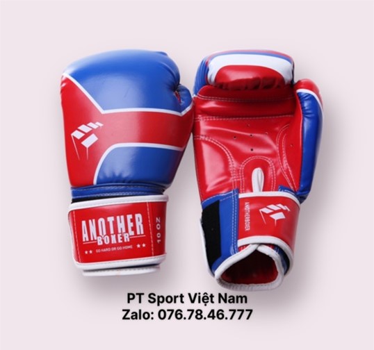 Găng tay Boxing - Hiệu Another - Mẫu mới - Màu Xanh Dương & Đỏ