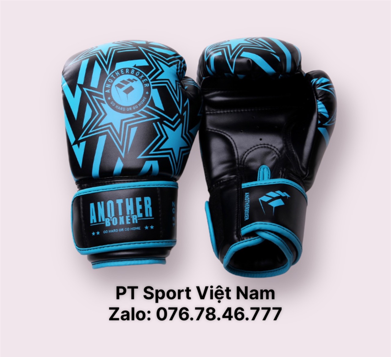 Găng tay Boxing - Hiệu Another - Mẫu Ngôi sao - Màu Xanh Dương