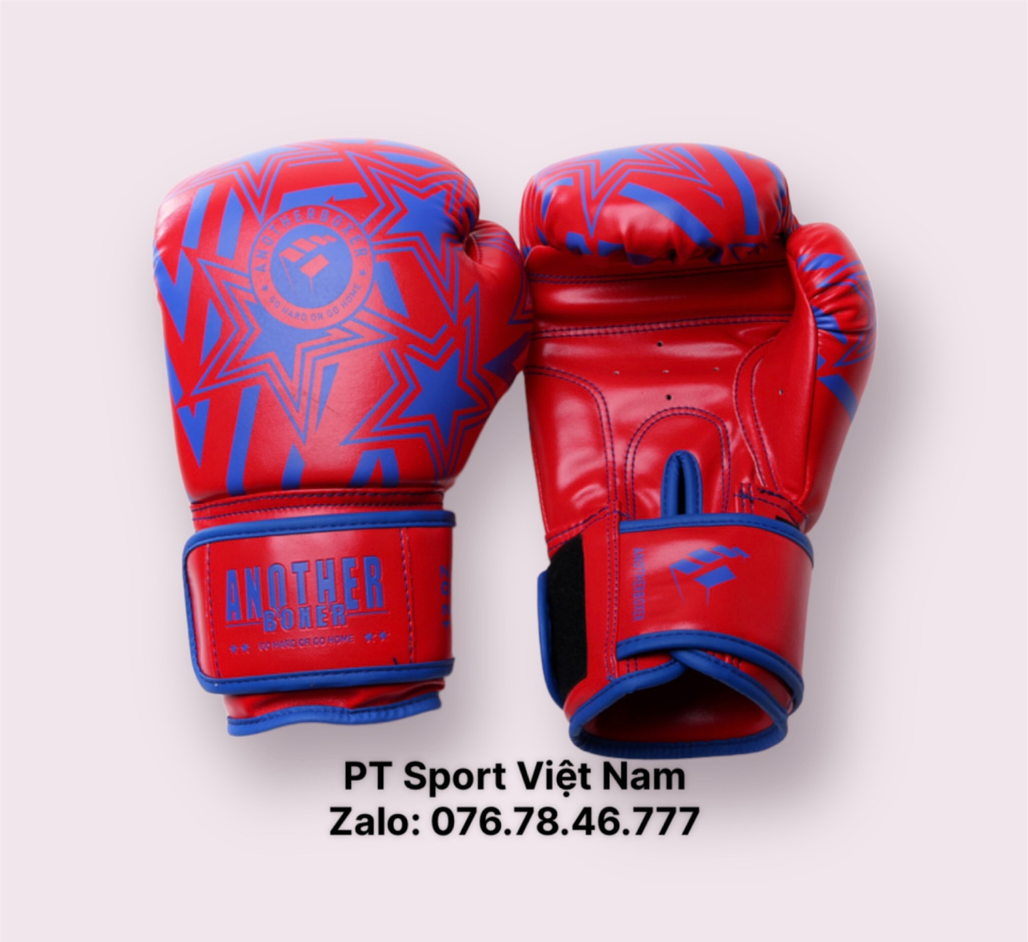 Găng tay Boxing - Hiệu Anothere - Mẫu Ngôi sao - Màu Đỏ